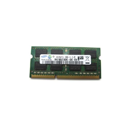 Barrette Mémoire RAM Sodimm 4Go DDR3 PC3-12800S Samsung M471B5273CH0-CK0 CL11