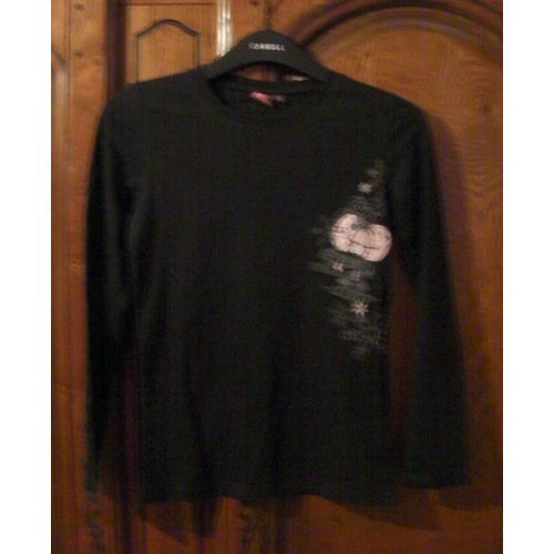 T-Shirt Noir Bilook - Taille 14 Ans
