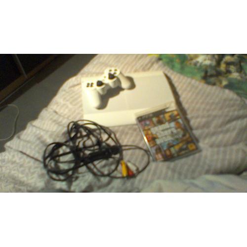 Console Ps3 Ultra Slim Blanche 500go