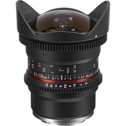 Samyang 12mm T3.1 VDSLR ED AS NCS Fisheye (Sony E)