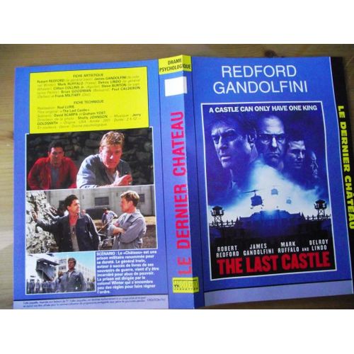 Jaquette Du Film.Le Dernier Château(2001).Réalisation.Rod Lurie Avec Robert Redford James Gandolfini Mark Ruffalo Delroy Lindo
