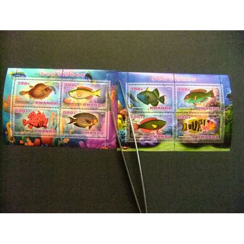Rwanda 2013 Poissons Peces Fishes Nuevos ** Mnh