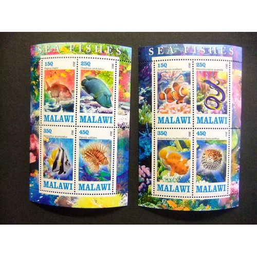 Malawi 2013 Poissons Peces Fishes Nuevos ** Mnh