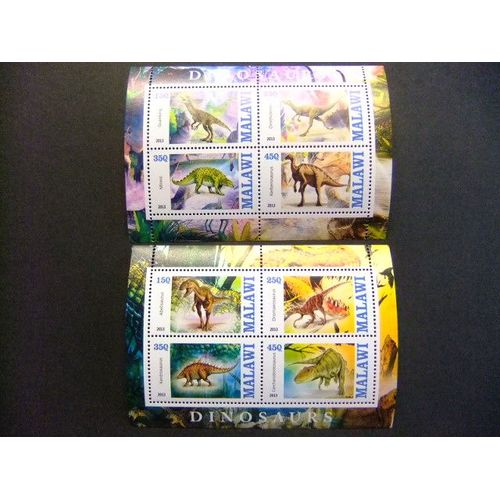 Malawi 2013 Dinosaurios Dinosaures Nuevos ** Mnh