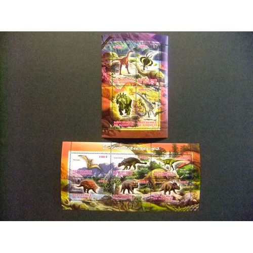 Republique De Djibouti 2013 Dinosaurios Dinosauriens Nuevos ** Mnh