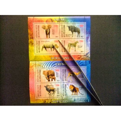 Republique De Côte D´Ivoire 2013 Fauna Faune Nuevos ** Mnh