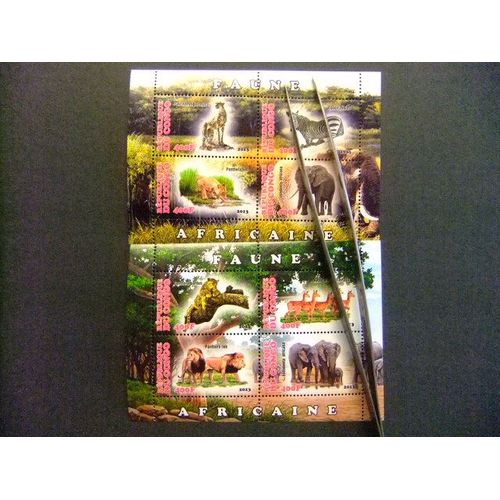 Republique Du Congo 2013 Fauna Faune Nuevos ** Mnh
