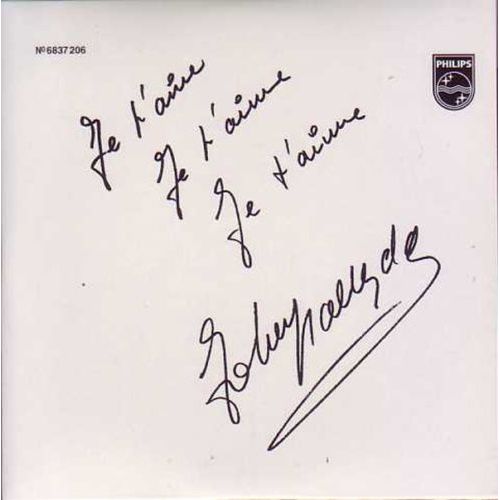Je T'aime, Je T'aime, Je T'aime Cd Single Johnny Hallyday