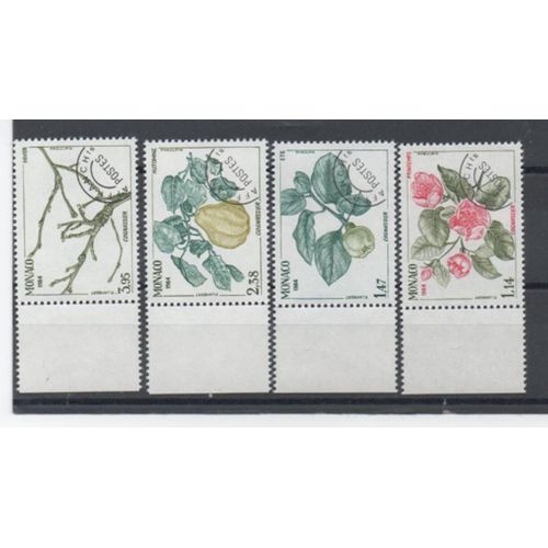 Monaco 1984: Dérie De 4 Timbres Préoblitérés N° 82, 83, 84 Et 85.