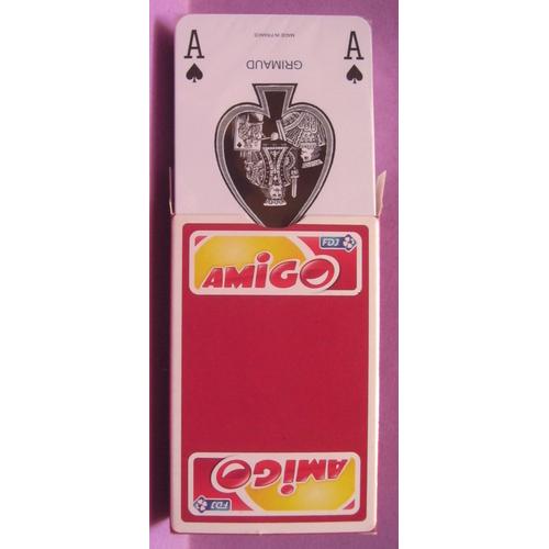 Jeu De 54 Cartes (52 cartes 2 Jokers  Amigo / Francaise des Jeux - Fdj /  Grimaud