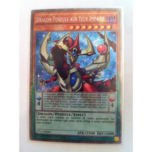 Yu-Gi-Oh! - Ct12-Fr001 - Dragon Pendule Aux Yeux Impairs - Platinium Secret Rare