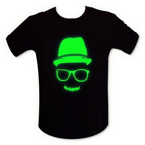 T-Shirt Visage Cool Fluorescent Taille Xl