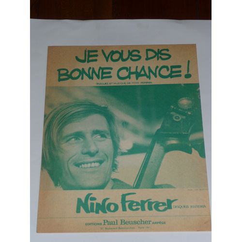 Je Vous Dis Bonne Chance  Nino Ferrer