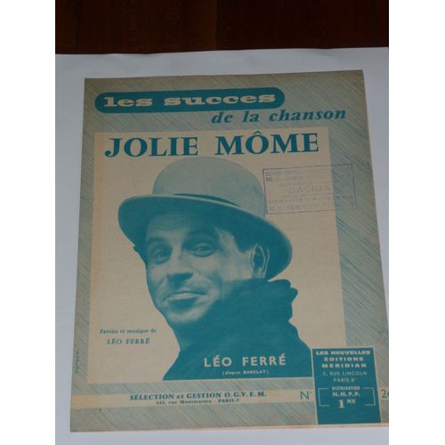 Jolie Môme Leo Ferre