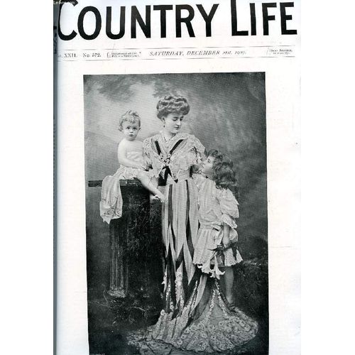 Country Life Illustrated, Vol. Xxii, N° 572, Dec. 1907 (Contents: Our Portrait Illustration: Mrs Leslie-Melville And Her Children. Christmas Boxes. Country Notes. The Black Jack. (Ill.). A ...