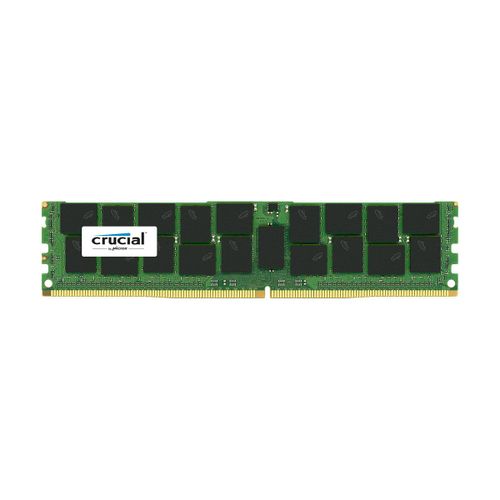 Crucial - DDR4 - module - 32 Go - DIMM 288 broches - 2400 MHz / PC4-19200 - CL17 - 1.2 V - mémoire enregistré - ECC