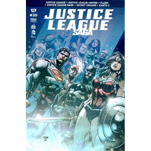 Justice League + Justice League United + Flash + Justice League Dark + Secret Origins + Earth 2 : Justice League Saga N° 20 ( Juin 2015 )