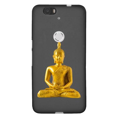 Coque Souple Pour Google Nexus 6p Avec Impression Motifs Bouddha Or