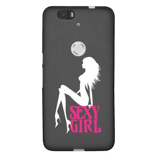 Coque Souple Pour Google Nexus 6p Avec Impression Motifs Sexy Girl Blanche