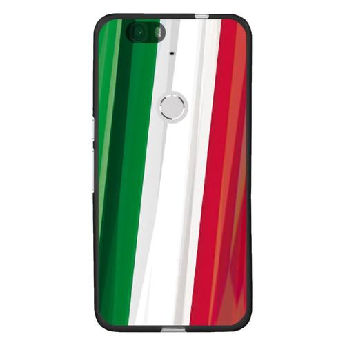 Coque Souple Pour Google Nexus 6p Avec Impression Motifs Drapeau De L'italie