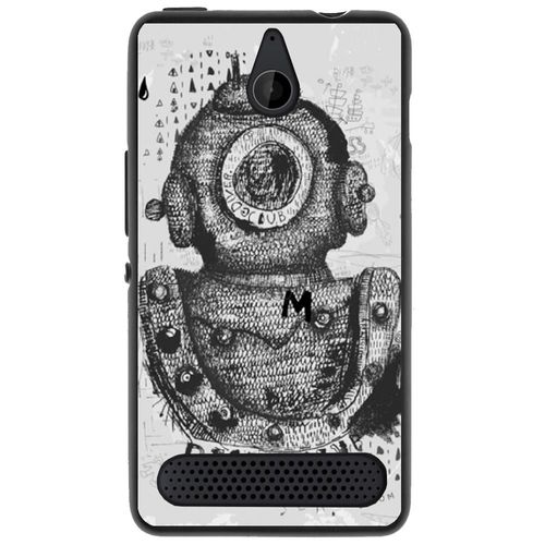 Coque Souple Pour Microsoft Lumia 550 Avec Impression Motifs Scaphandre