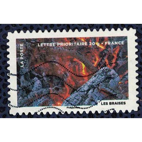 Timbre Oblitéré Used Stamp Fête Du Timbre 2012 Le Timbre Fête Le Feu Les Braises France