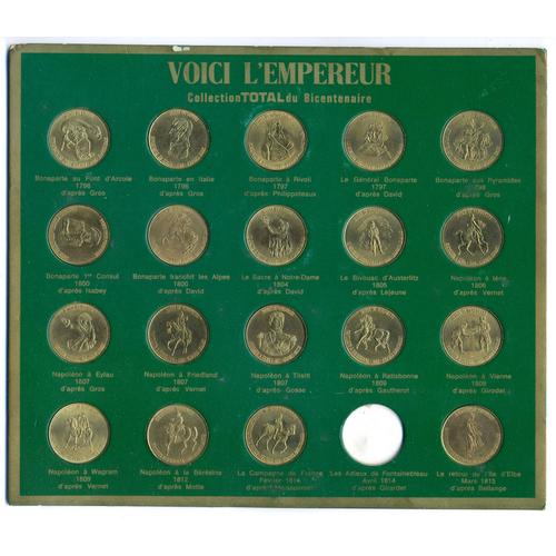 voici l'empereur collection total du bicentenaire publicitaire numismatique 