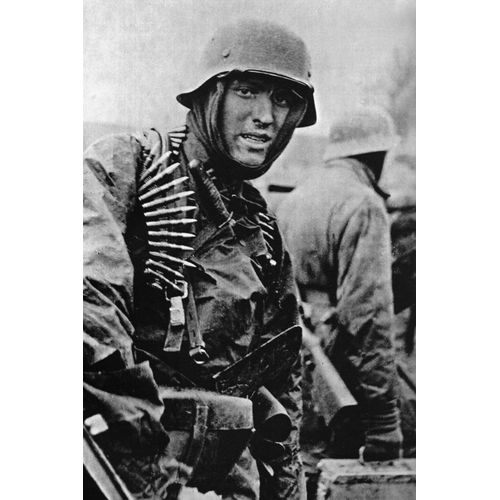 Ww2 - Photo - Ss Allemand Pendant La Bataille Des Ardennes Fin 1944