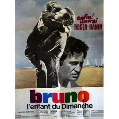 Bruno, L'enfant Du Dimanche - Véritable Affiche De Cinéma Pliée - Format 60x80 Cm -De Louis Grospierre Avec Roger Hanin, Christian Mesnier, Francine Bergé, Pascale Roberts, Roger Dumas  - 1969