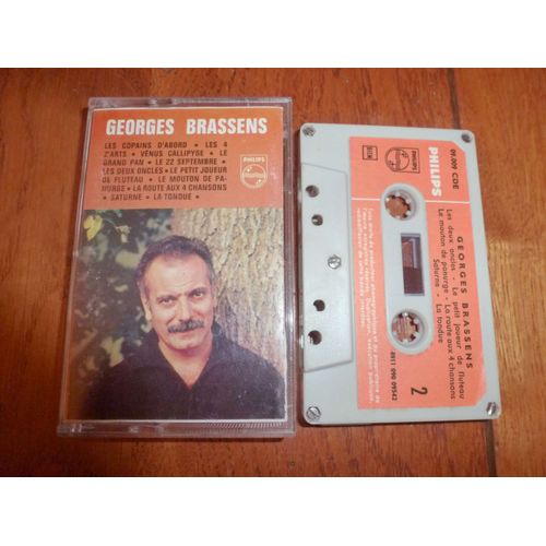 K7 Audio Georges Brassens " Les Copains D'abord 11 Titres - Philips 9009 Cde