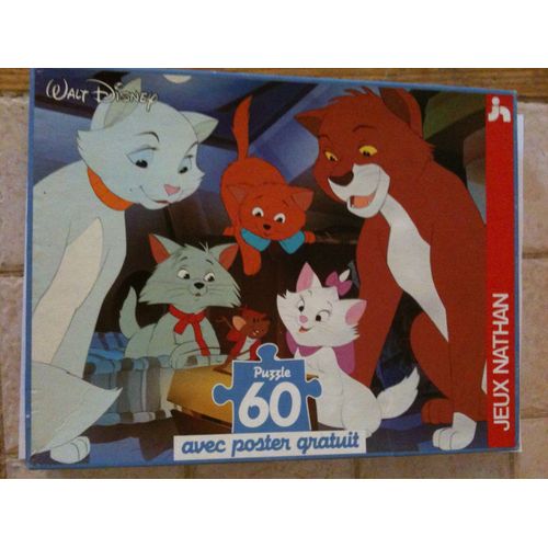 Puzzle Les Aristochats 60 Pièces Nathan