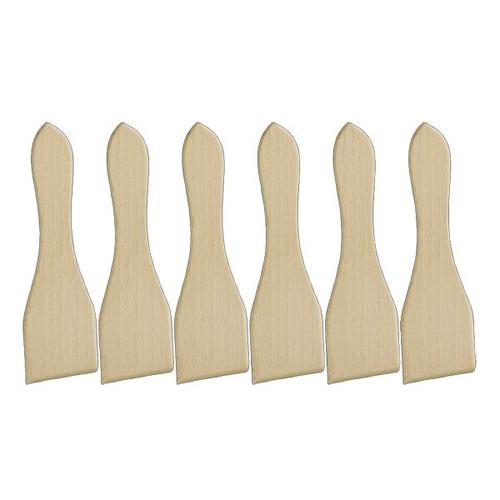 Lot De 6 Spatules À Raclette En Bois 589703