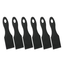 Lot de 5 spatules Professionnelles, Silicone et Acrylique-Raclette