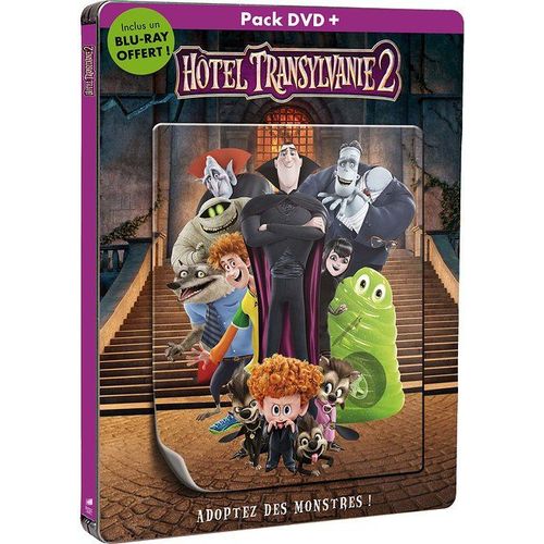 Hôtel Transylvanie 2 - Pack Dvd+ - Édition Boîtier Steelbook + Magnet Lenticulaire