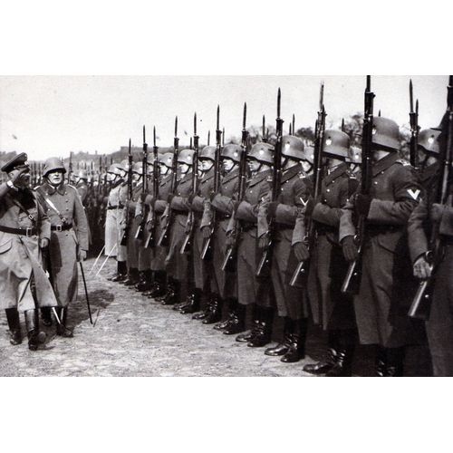 Militaria - Photo - Revue Des Troupes À Berlin