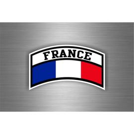 LOT DE 5 STICKER AUTOCOLLANT DRAPEAU FRANCAIS FRANCE 