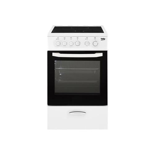 Beko CSS 48100 GW - Cuisinière - pose libre - largeur : 50 cm - profondeur : 50 cm - hauteur : 85 cm - classe B - blanc