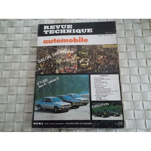 Revue Technique Bmw Serie 3 - 316 318i 320i 323i Depuis 1983