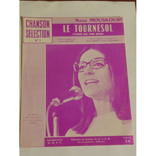 Le Tournesol  Nana Mouskouri
