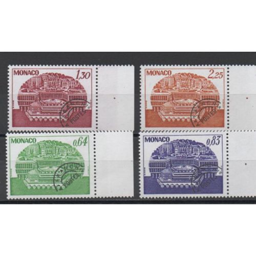 Monaco 1978: Série De 4 Timbres Préoblitérés N° 58, 59, 60 Et 61.