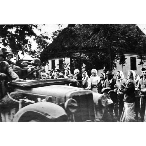 Ww2 Urss - Les Ukrainiens Accueillent Les Allemands Avec Le Sourire