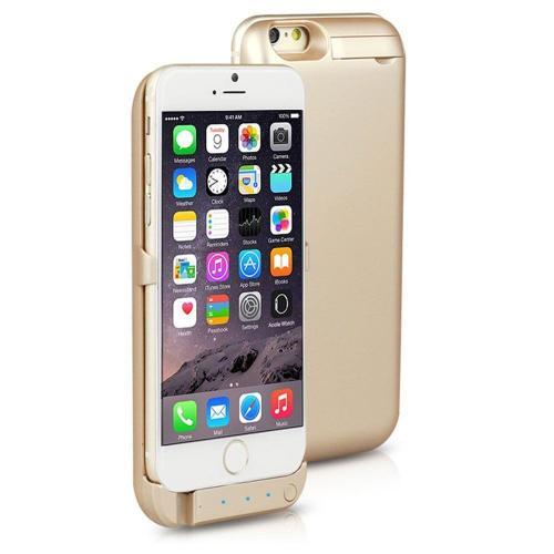 Mondpalast ® Or Coque batterie externe Etui housse rechargeable 5800 mAh  pour Apple iPhone 6 6S 4.7