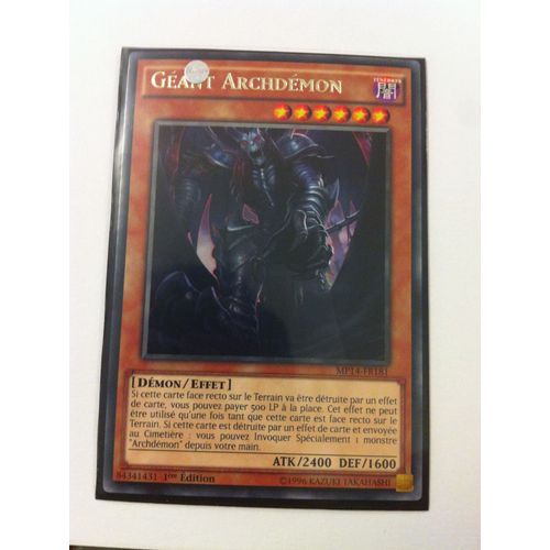 Yu-Gi-Oh! - Mp14-Fr181 - Géant Archdémon - Rare