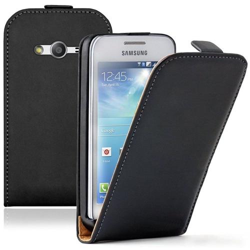 Etui Housse Vertical Cuir Pour Samsung Galaxy Grand 2 G7102 G7105 - Noir