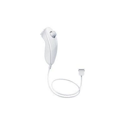 Nintendo Wii Nunchuk Controller - Nunchuk - 2 Boutons - Filaire - Blanc - Pour Nintendo Wii, Nintendo Wii U