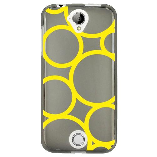 Coque Souple Pour Acer Liquid M330 Avec Impression Motifs Ronds Jaunes