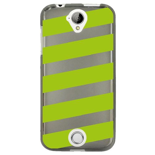 Coque Souple Pour Acer Liquid M320 Avec Impression Motifs Bandes Vertes