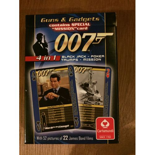 Jeu De Cartes 4 En 1  Guns Et Gadgets 007
