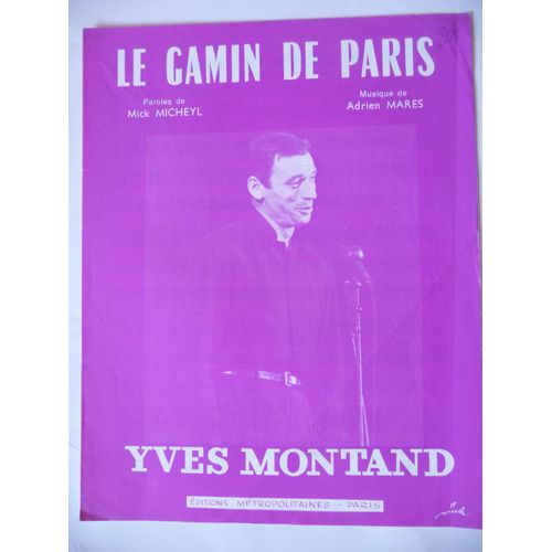 Le Gamin De Paris  Yves Montand