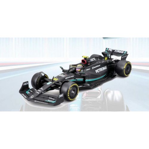 Véhicules Miniatures Die Cast 1/24 Racing - 2023 Mercedes-Amg F1 W14 E-Performance - Avec Casque #Hamilton
